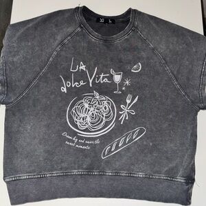 Gray Graphic Sweatshirt